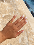Anel Amar Gold